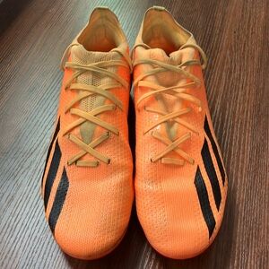 Adidas speedportals laced orange soccer cleats men’s size 10
